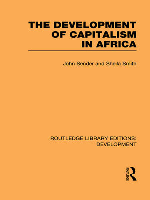 cover image of The Development of Capitalism in Africa